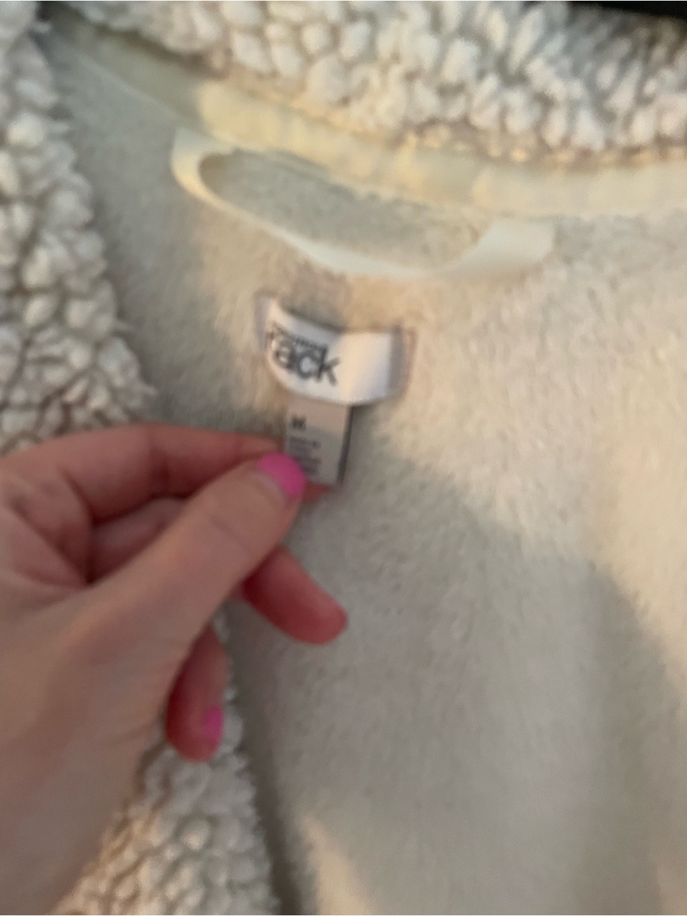 Nordstrom Rack Cream Sherpa comfy Robe - Picture 2 of 6